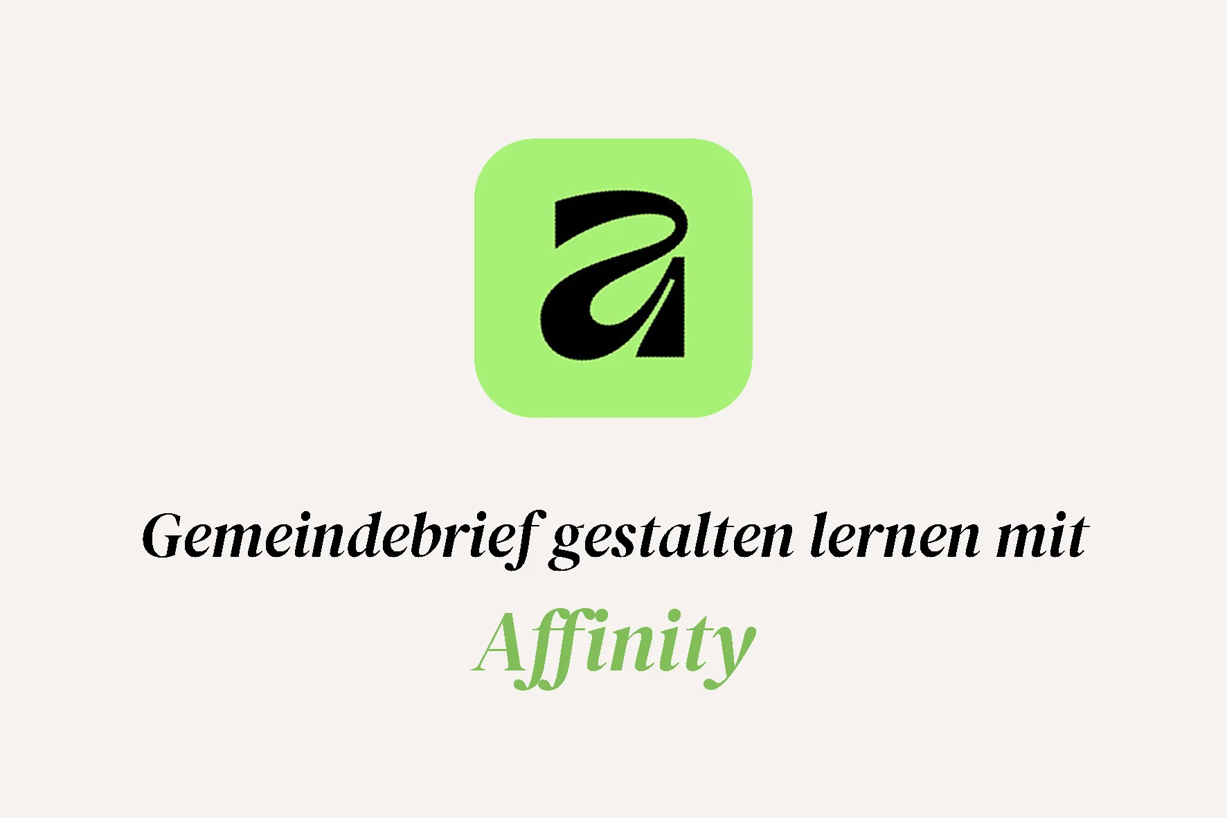 Zu den Affinity-Video-Lektionen