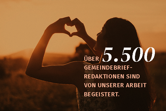 Über 5.500 Gemeindebrief-Redaktionen vertrauen der GemeindebriefDruckerei