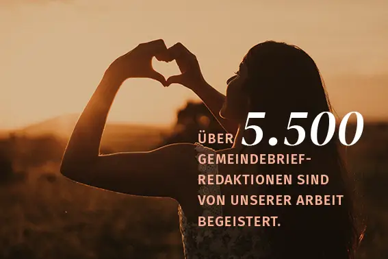 Über 5.500 Gemeindebrief-Redaktionen vertrauen der GemeindebriefDruckerei