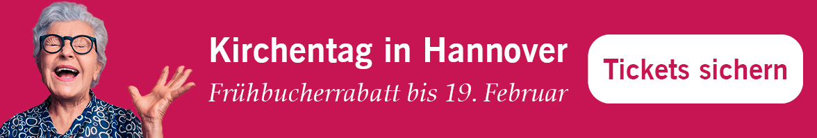 Banner Tickets sichern zum Kirchentag 2025