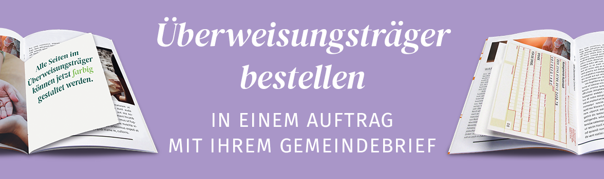 Banner Überweisungsträger